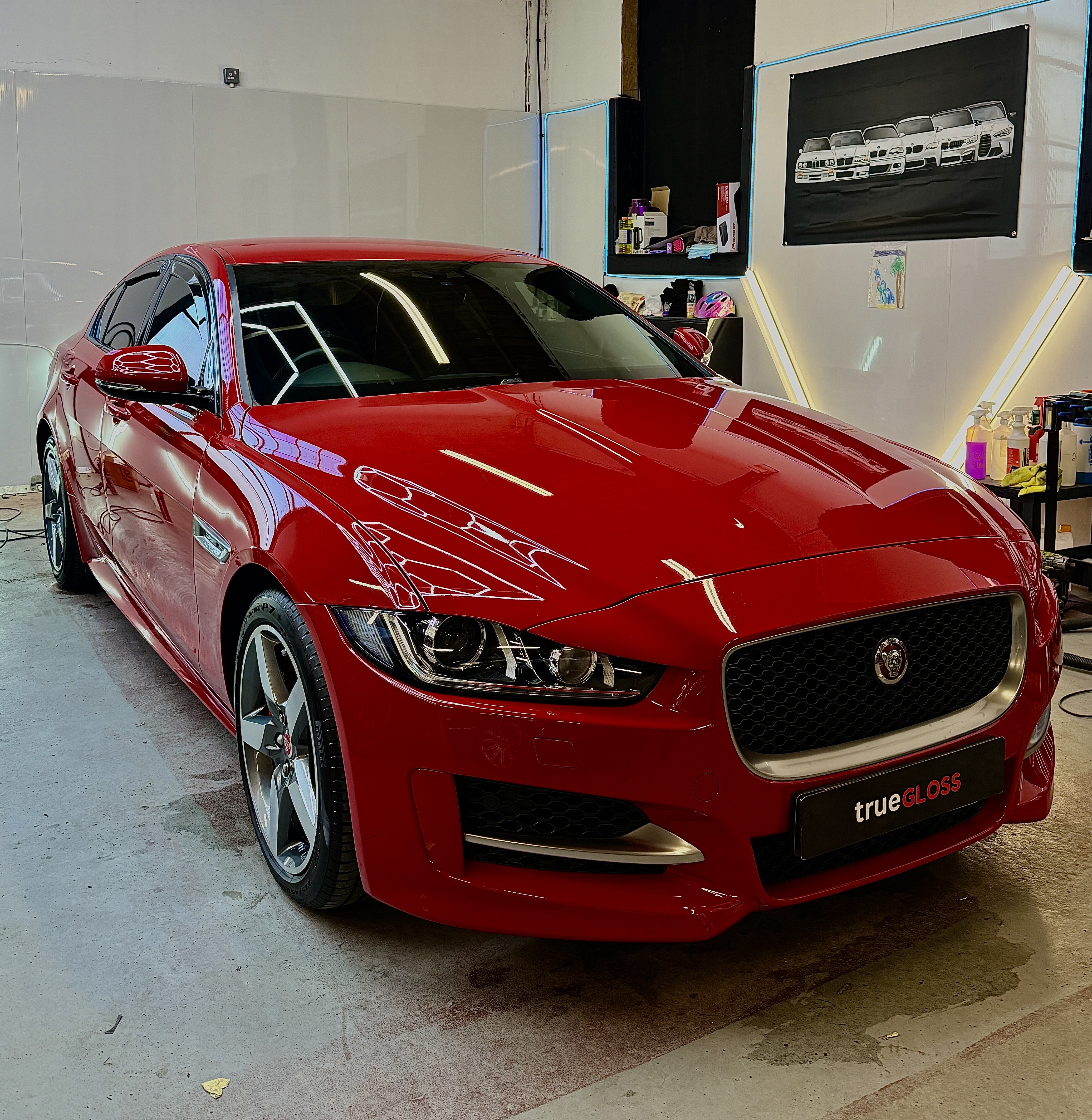 Interior deep clean and leather treatment