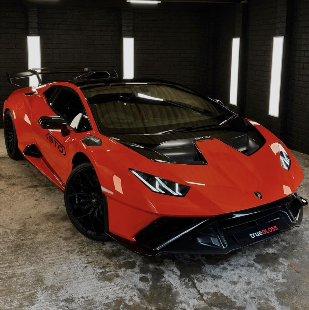 Ceramic coating gloss finish